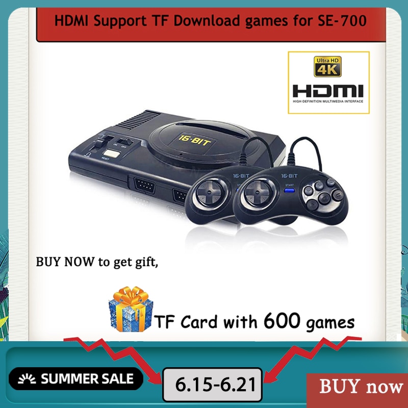 4K HD 16 Ʈ  ̴  ܼ Sega MD 100 In 1 ڵ..